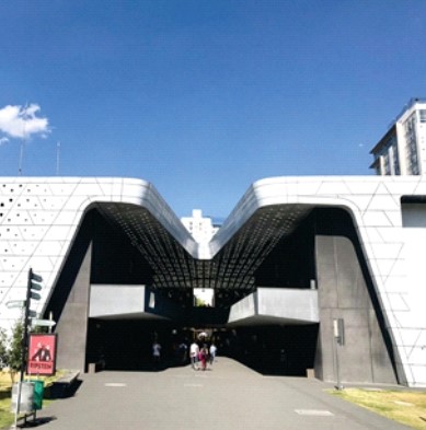 Image 1 - Cineteca Nacional pedestrian entrance, source: authors (2019)