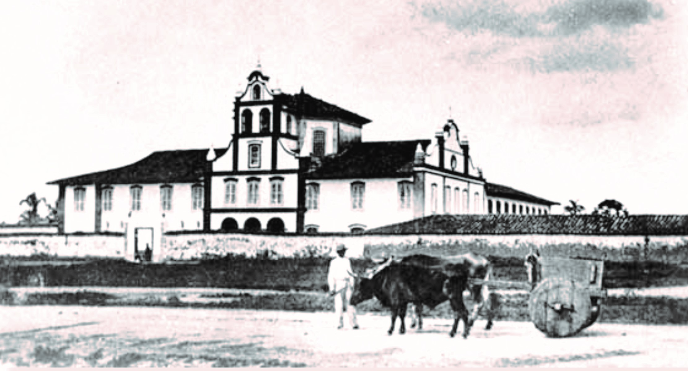 Fig. 2 Mosteiro da Luz, 1867.  Fonte: Arquivo Iconográfico municipal 
